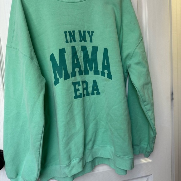 Pink Lily Mint Green Sweatshirt - Picture 3 of 6
